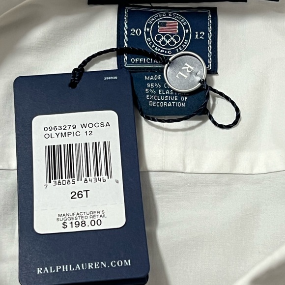 NWT! Ralph Lauren 2012 Olympics US Team Dress Shirt 26T - Picture 6 of 7